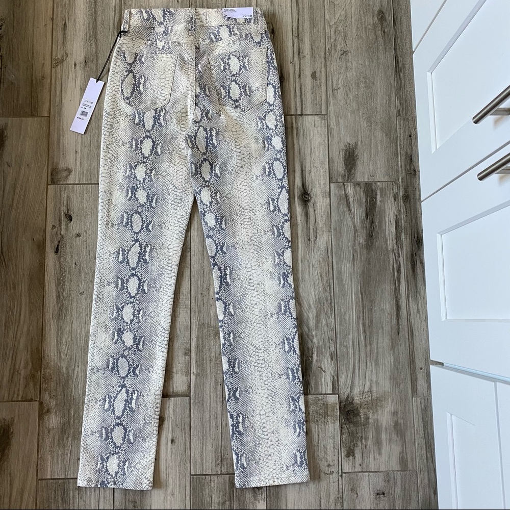 JOE'S The Luna High Rise Cigarette Jean Pristene Snake SZ 24 NWT - Picture 7 of 15